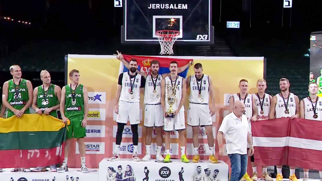 3x3 košarkaši Srbije peti put uzastopno šampioni Evrope